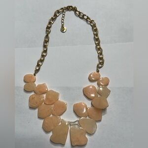 Plunder Gold and Peach Necklace